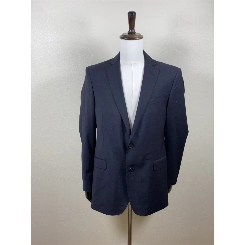 Brooks Brothers Explorer Regent Mens Black  Blazer  40R Stretch Wool Sport Coat